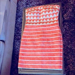 Bebe neon orange 🍊 bandage dress